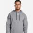 Men's Rival Fleece Hooded Sweatshirt - Under Armour 1379757 Gray