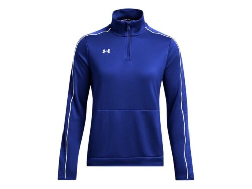 UA Ladies Command Warm Up ¼ Zip Royal