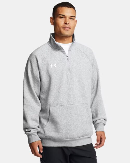 UA Rival ¼ Zip Mens Gray