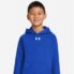 Youth Rival Fleece Hooded Sweatshirt - Under Armour 1379792 Royal